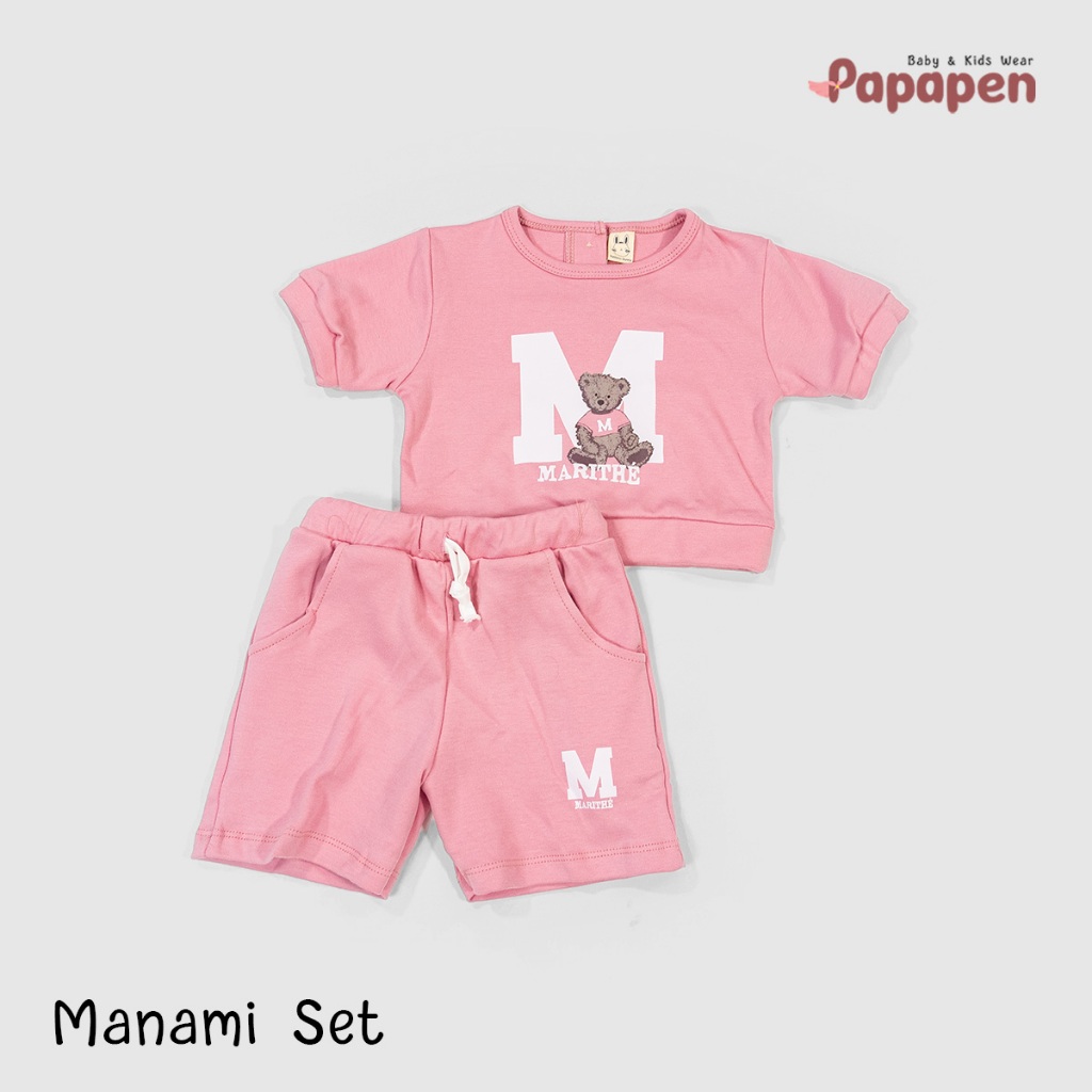 ชุดพรีเมี่ยม Rabbito Bunny Manami | ชุดเด็กผู้หญิง 2 ชิ้น (1 ปี)