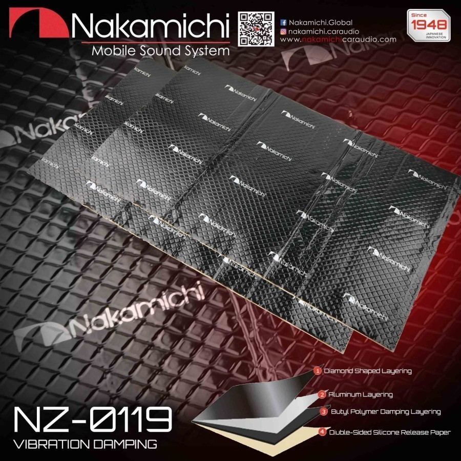 Nakamichi NZ-0120 กันเสียงรถยนต์อเนกประสงค์