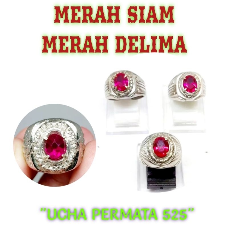 MERAH Siem rose bangkok แหวนสีแดง