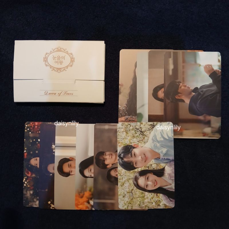 Sharing Merchanting MD Queen of Tears Pop-Up Store Photocard PC Kim Soo Hyun Kim Jiwon