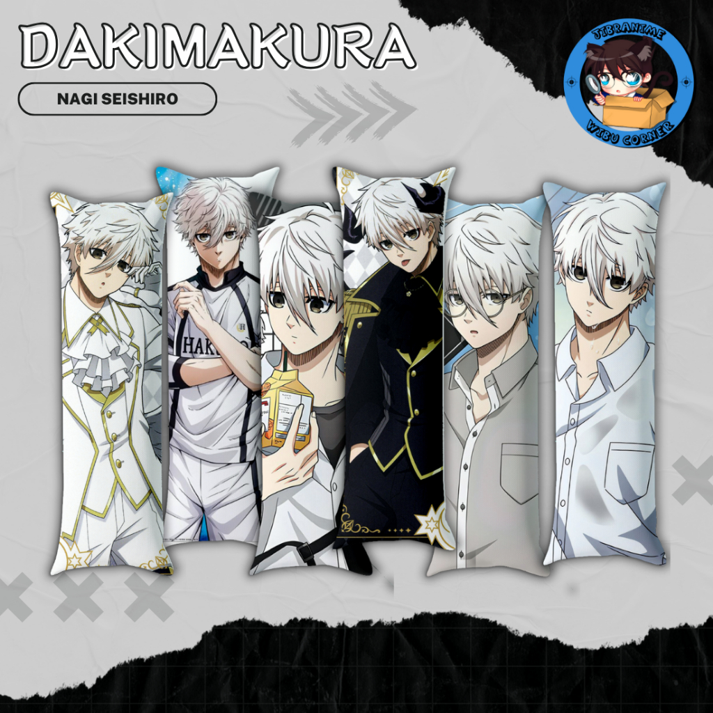 [6 แบบ] หมอนข้าง dakimakura / NAGI BLUE LOCK / ขนาด 20x60cm / รวมเนื้อหา / สามารถปรับแต่งได้