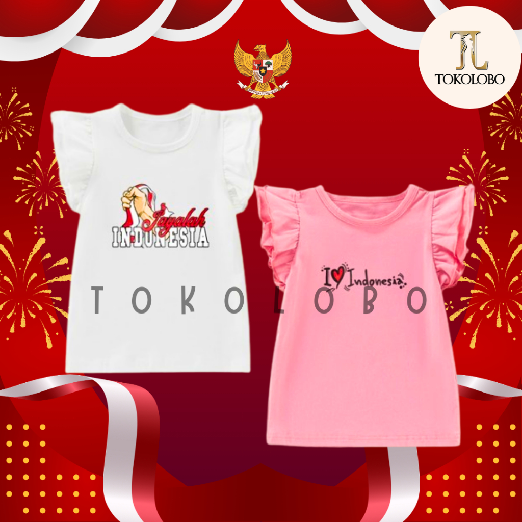 Tokolobo 4.4 WAREHOUSE KIDS TSHIRT RUFFLE TOP YIDAA AUGUST DTF PRINTING [ESTIMATION 3 MONTHS - 3 ปี]