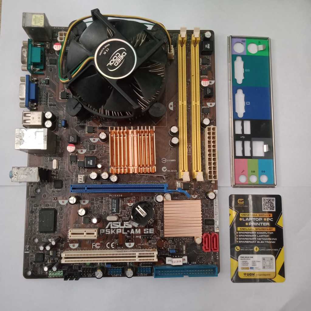 MOTHERBOARD ASUS P5KPL-MA SE, PRO CORE 2 DUO, PLUS FAN