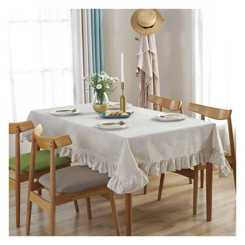 KATUN SEHEBANGLAI - ผ้าปูโต๊ะทรงสี่เหลี่ยม Ruffle Ruffle Ruffle Ruffle Ruffle Ruffle Ruffle Ruffle ผ