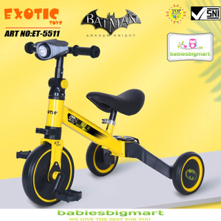 SEPEDA ANAK BALANCE BIKE RODA 3 TIGA TRICYCLE PUSH 3IN1 ANAK AVIATOR AT 7901 , AT 7905 , AT 7906 , EXOTIC ET 5511 , ET 5512 , ET 709 , ET 714, ET 2011 , ET 2017 , ET 2008 , PACIFIC PC 5022 , PMB 20-7