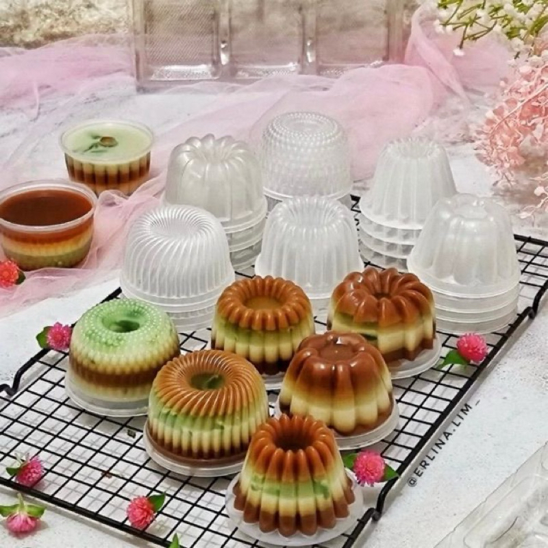 แม่พิมพ์พุดดิ้งขนาดเล็ก 14 ชิ้น ผสม | พลาสติกซิลิโคน Mica Jelly Pudding Agar Ager Pudding Pan ราคา ถูกที่สุด ดีลบีเคเค แกลเลอรีภาพที่ 6