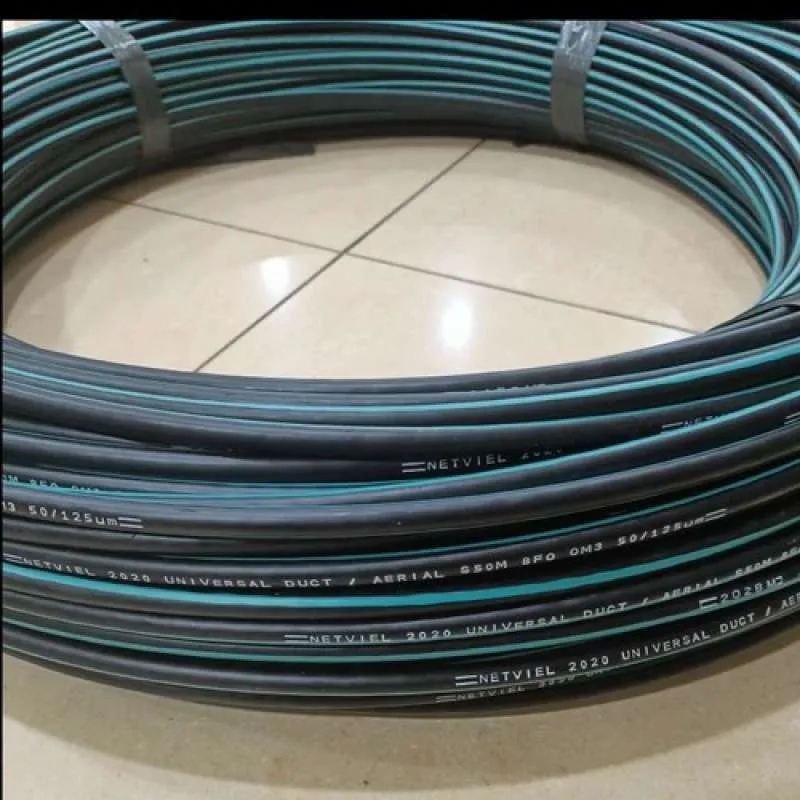 Netviel 4 Core OM3 Multimode Universal Duct Cable, Single Jacket 50/12