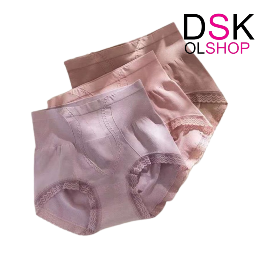 DSKMALL กางเกงเอวสูงผู้หญิง CD650