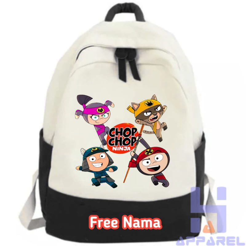 CHOP CHOP NINJA CHILDRENS BACKPACK ฟรีชื่อ