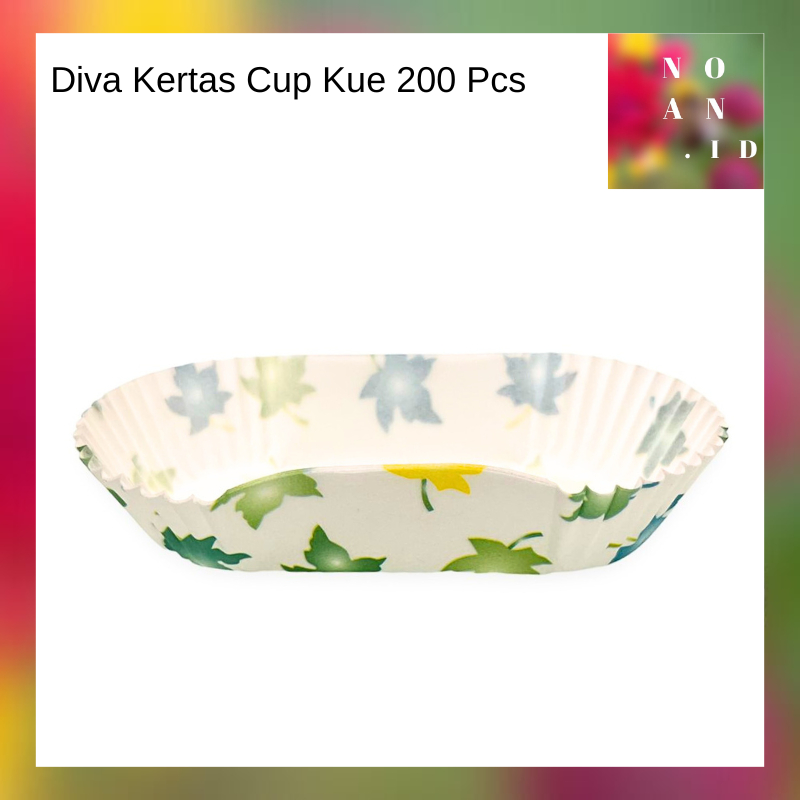 Diva Paper Cake Cups 200PCS / Cup Paper Cake Cases Oval