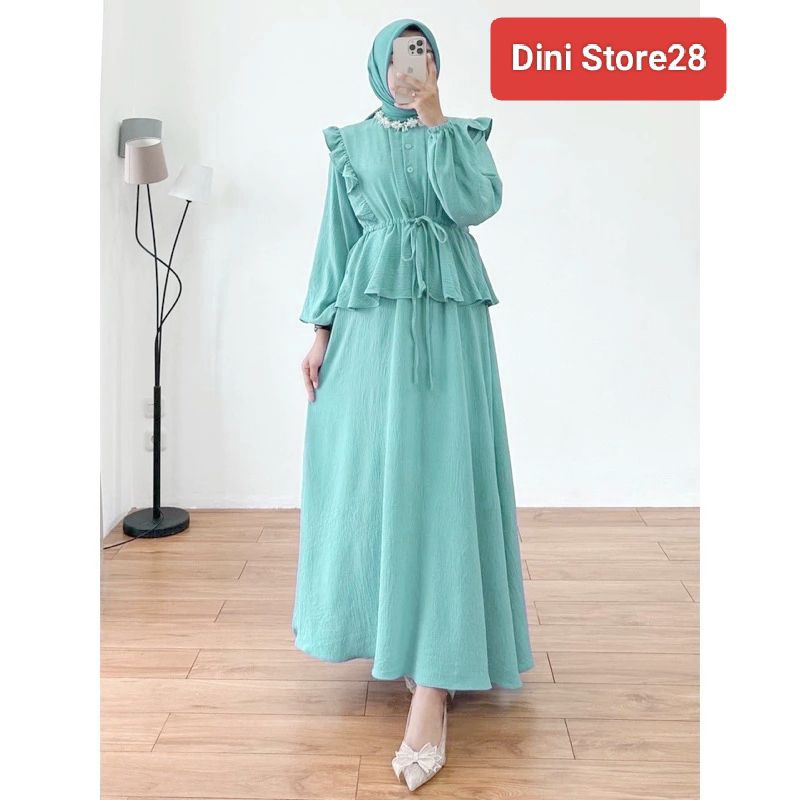 Ivana ROSALINA DRESS MAXY ลูกไม้ AIRFLOW