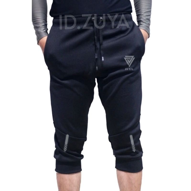 JOGER SHORT 7/8 JOGER BIKE JOGER PANTS RELAXED GREY LINE