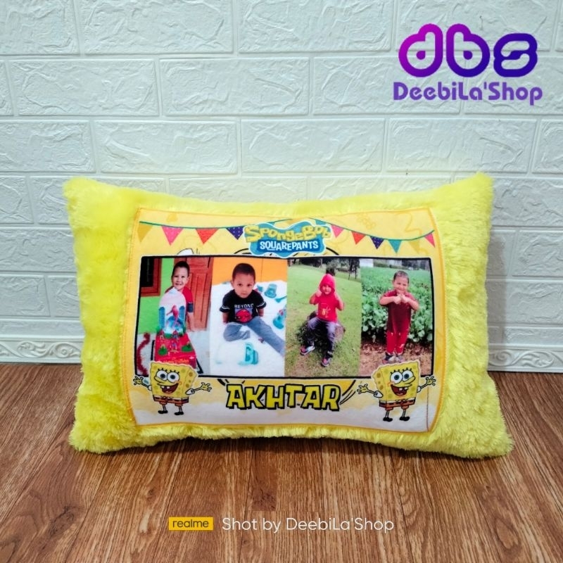 RASFUR PHOTO PILLOW SIZE 40X60 / FUR PHOTO PILLOW / CUSTOM PHOTO PILLOW