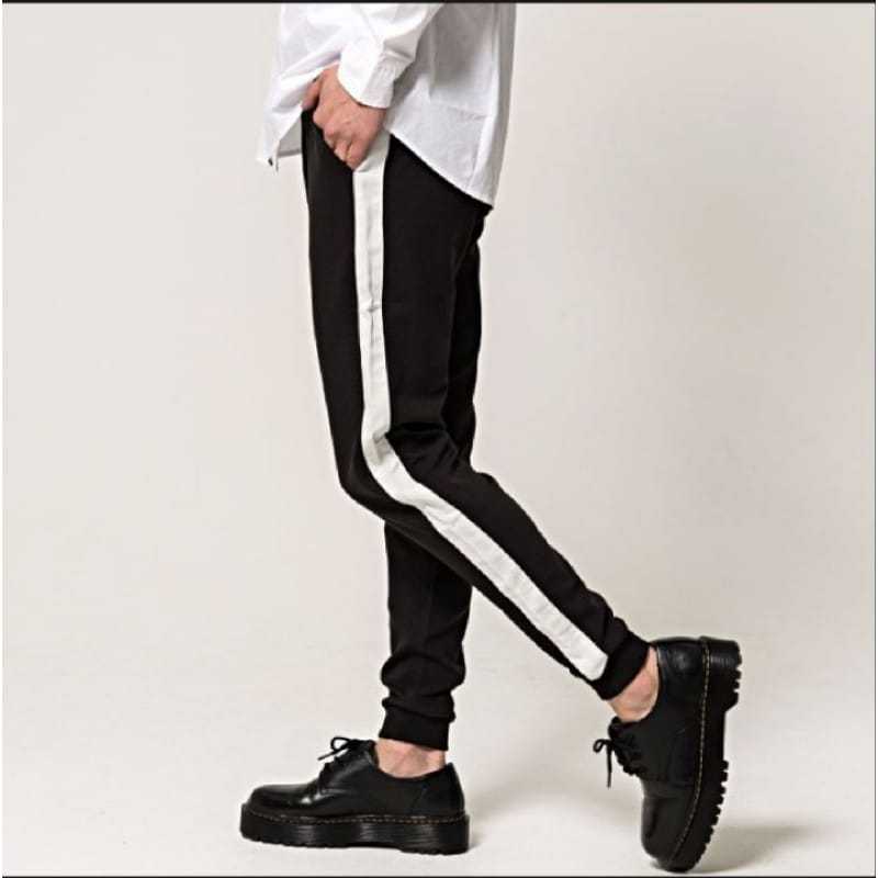 กางเกงวอร์ม Sweatapants ราคาถูกที่สุด กางเกงจ็อกเกอร์ Black List กางเกงยางสีขาว