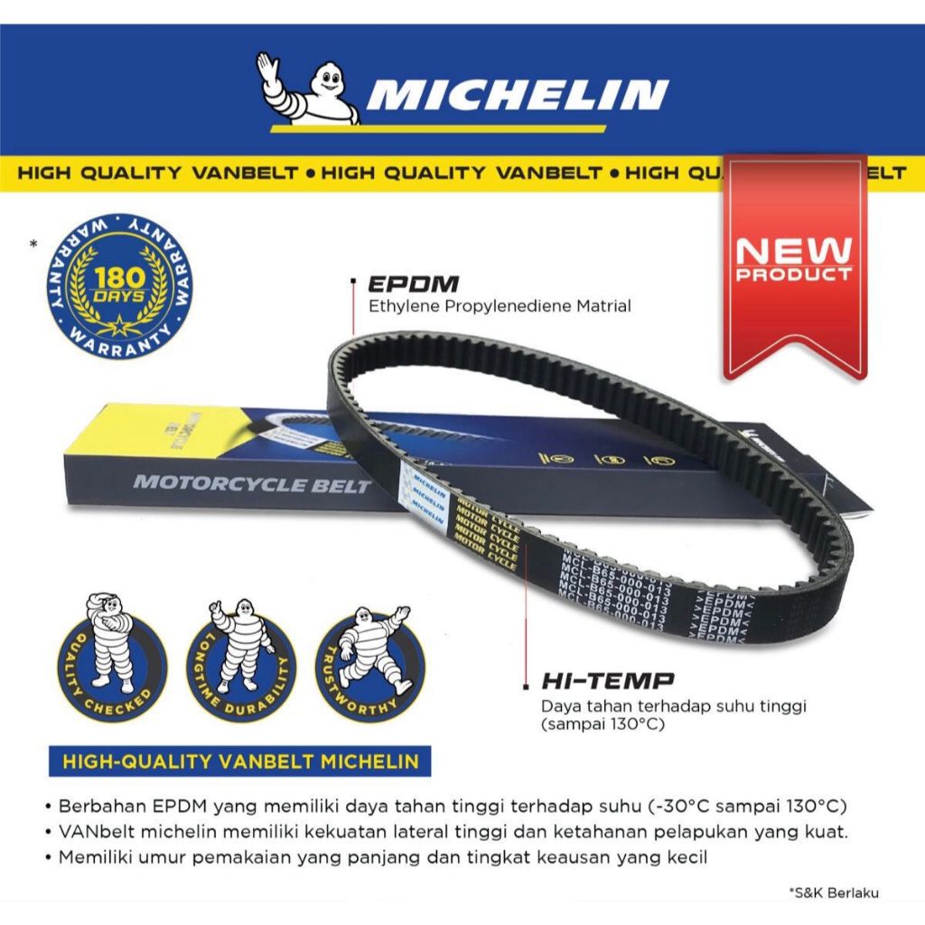 LOKAL MICHELIN V-BELT BELT PCX LOCAL 150 PCX 160 ADV 150 160 VARIO 160 ORIGINAL 100% ORIGINAL K97 K1