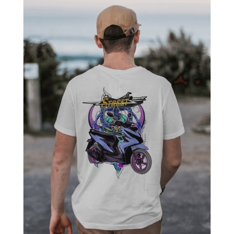 เสื้อยืด Beat Street เสื้อยืด Honda Beat Street เสื้อยืด distro