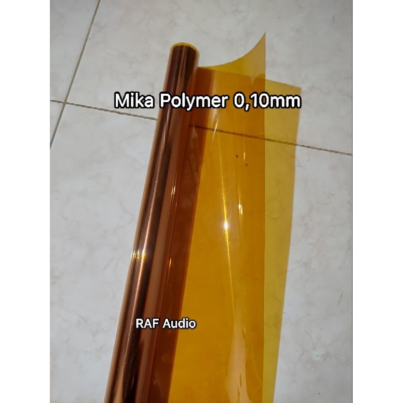 Mica Polymer Polymer Polymer Spool ลําโพงความหนา 0.10mm