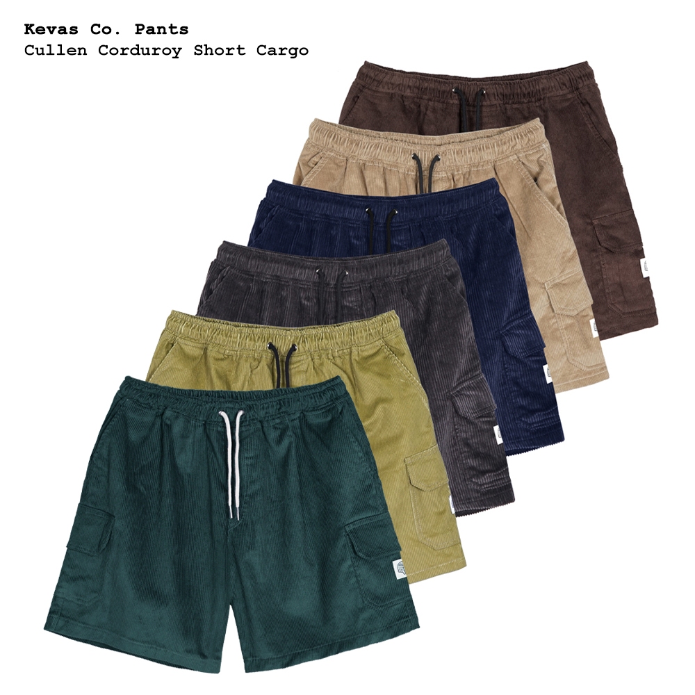 กางเกงคาร์โก้สั้น Kevas Cullen Corduroy