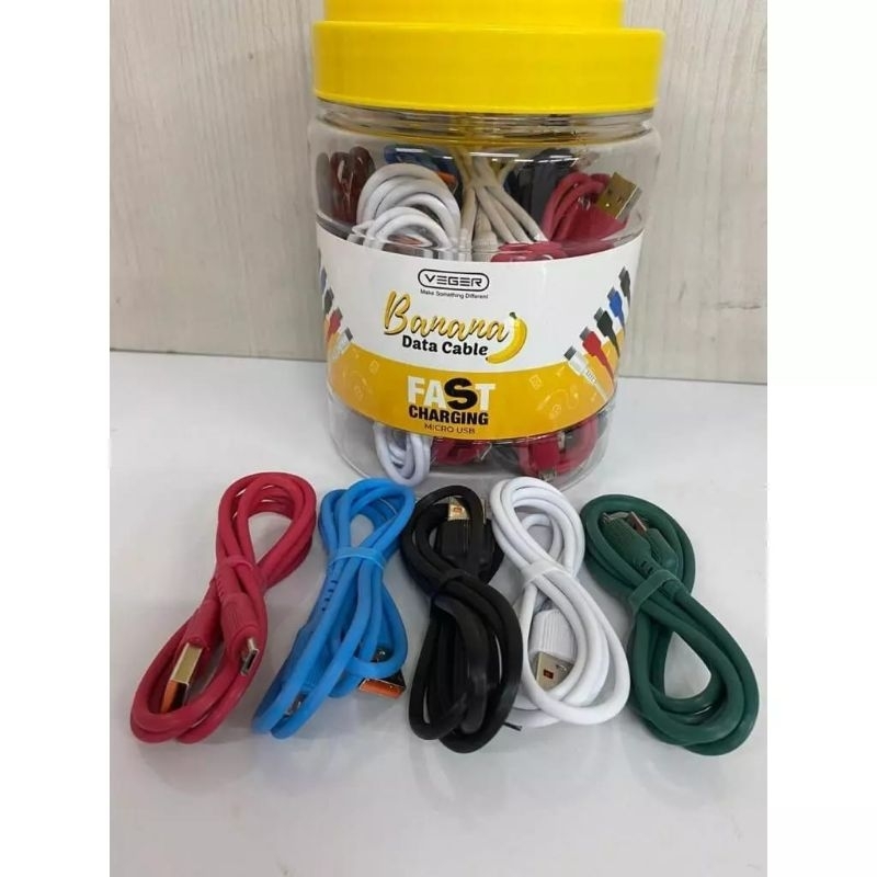 สาย Banana B-117 Micro Veger รองรับการชาร์จเร็ว