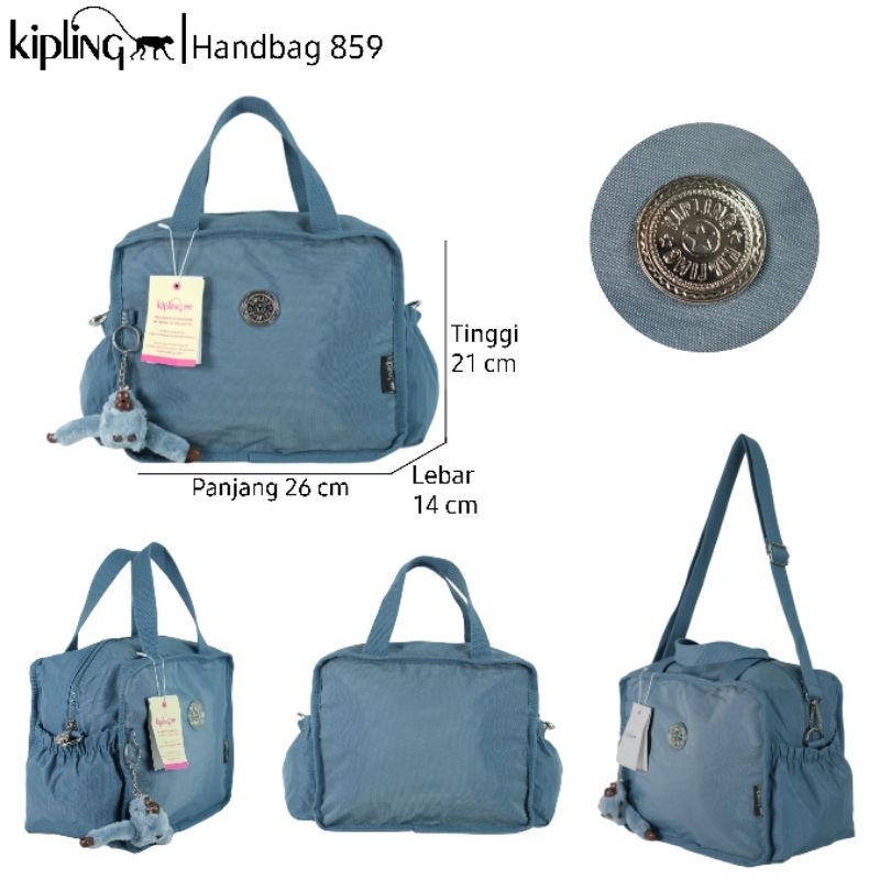 KIPLING คิปลิง 859 2ใน1 กระเป๋าหิ้วและสะพายข้างคุณภาพดีพรีเมี่ยมนําเข้า