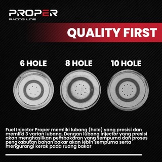 PROPER RACING LINE INJECTOR YAMAHA MIO J NMAX OLD V1 115 V1 125  V1 130CC 140CC 150CC 180CC 200CC 6H 8H 10H