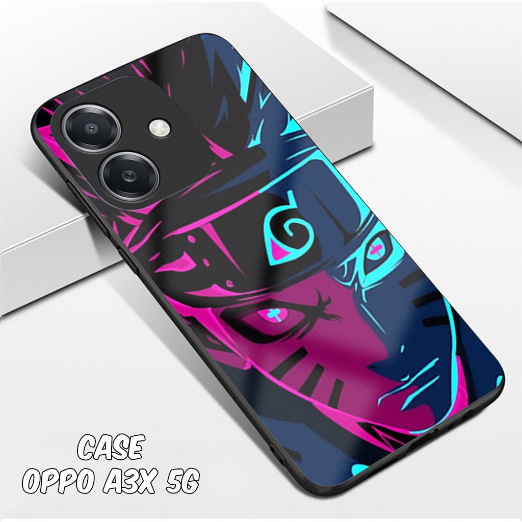 KK22 Softcase Glass Oppo A3X ล่าสุด 2024 ปลอกโทรศัพท์มือถือ - ตัวป้องกันโทรศัพท์มือถือ - อุปกรณ์เสริ