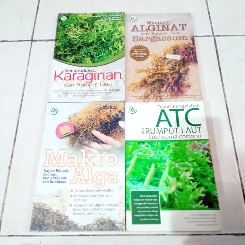หนังสือต้นฉบับ / SEAWEED / PROCESSED จาก SEAWEED / MAKES THE ALGINAT จาก SEAWEED / ATC PROCESSING TE