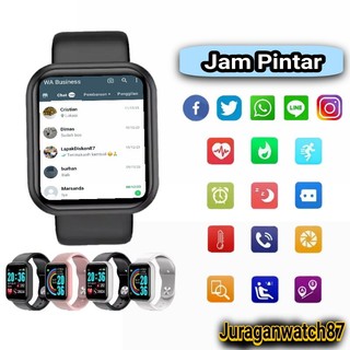 Jam Tangan Hp Pintar Terbaru Android Smartwatch Anak Pria Wanita Dewasa Anti Air Notif Whatsapp Wa Monitoring Camera Pelacak Kebugaran Kalori Langkah Kaki Sensor Detak Jantung