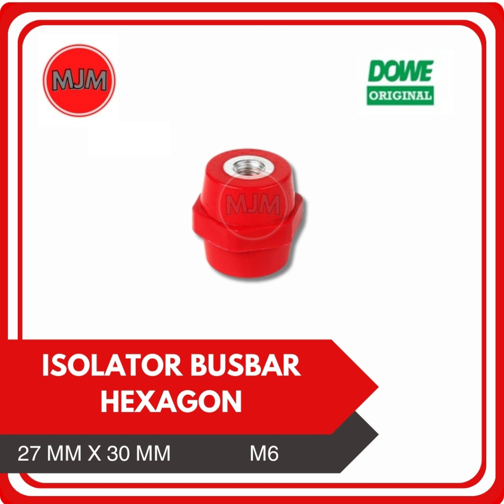 Busbar Insulator/Isulator หกเหลี่ยม SEP 30 M6