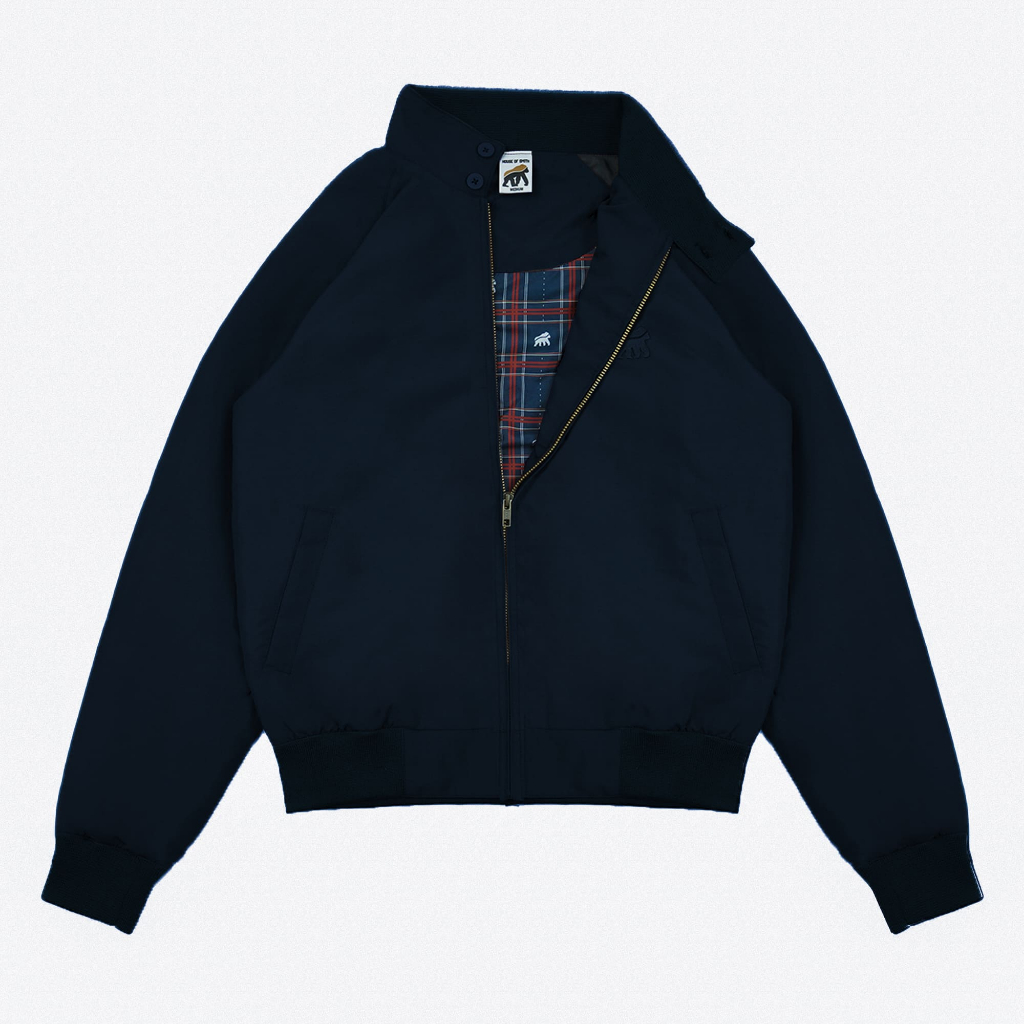 House of Smith Mens Harrington Jacket - Hangor Black 6 - Harrington Jacket