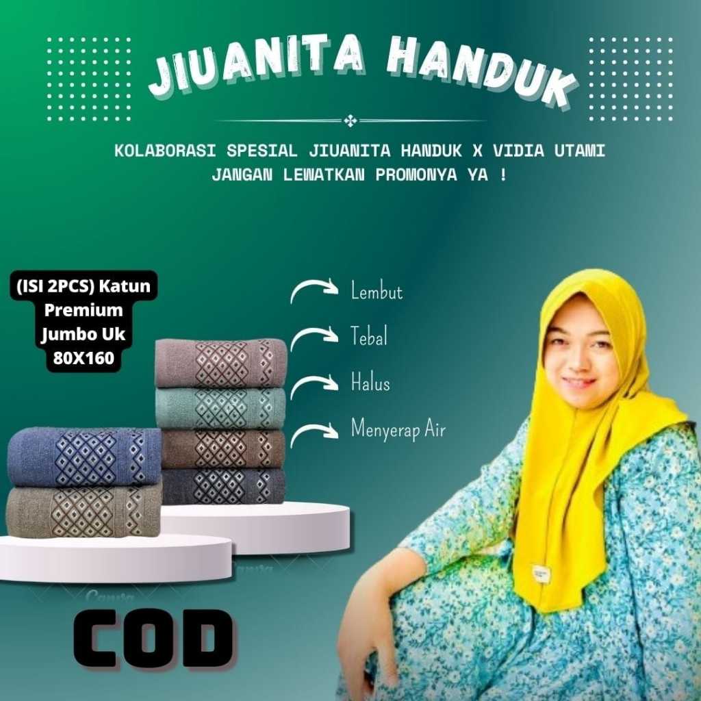 KATUN LIVE - JH X Vidi Utami (CONTENTS 2PCS) ผ้าเช็ดตัวชายหาดผ้าฝ้ายพรีเมี่ยม ขนาด 80x160 ความหนา 50