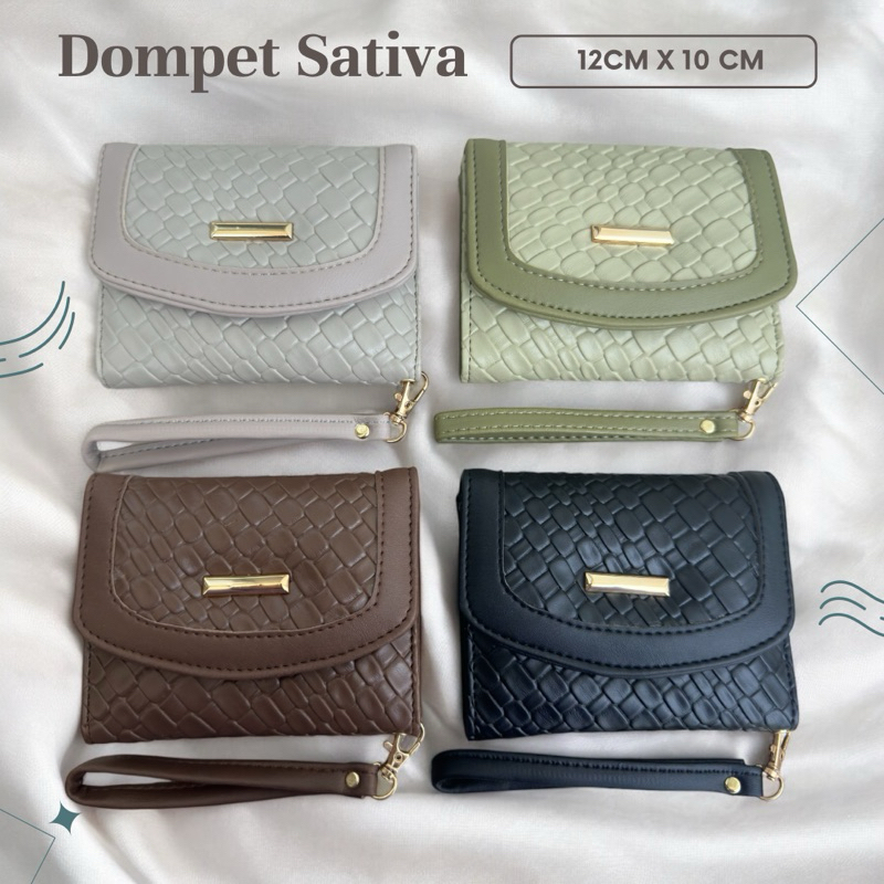 SATIVA SWALLOW FOLDING WALLET