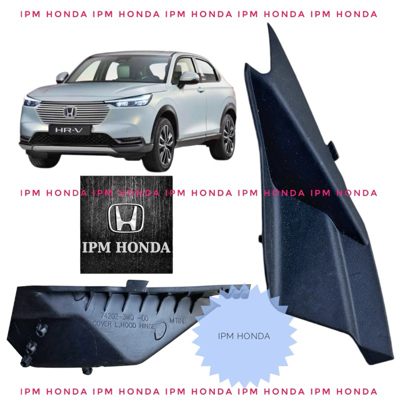 Mesin 74201/74202 3M0 Cowl ฝาครอบด้านบน Hood บานพับยาง End Grill Satay ฝาครอบเครื่องยนต์ขวา/ซ้าย Honda HRV HR-V GEN 2 2022 2023 2024 2025
