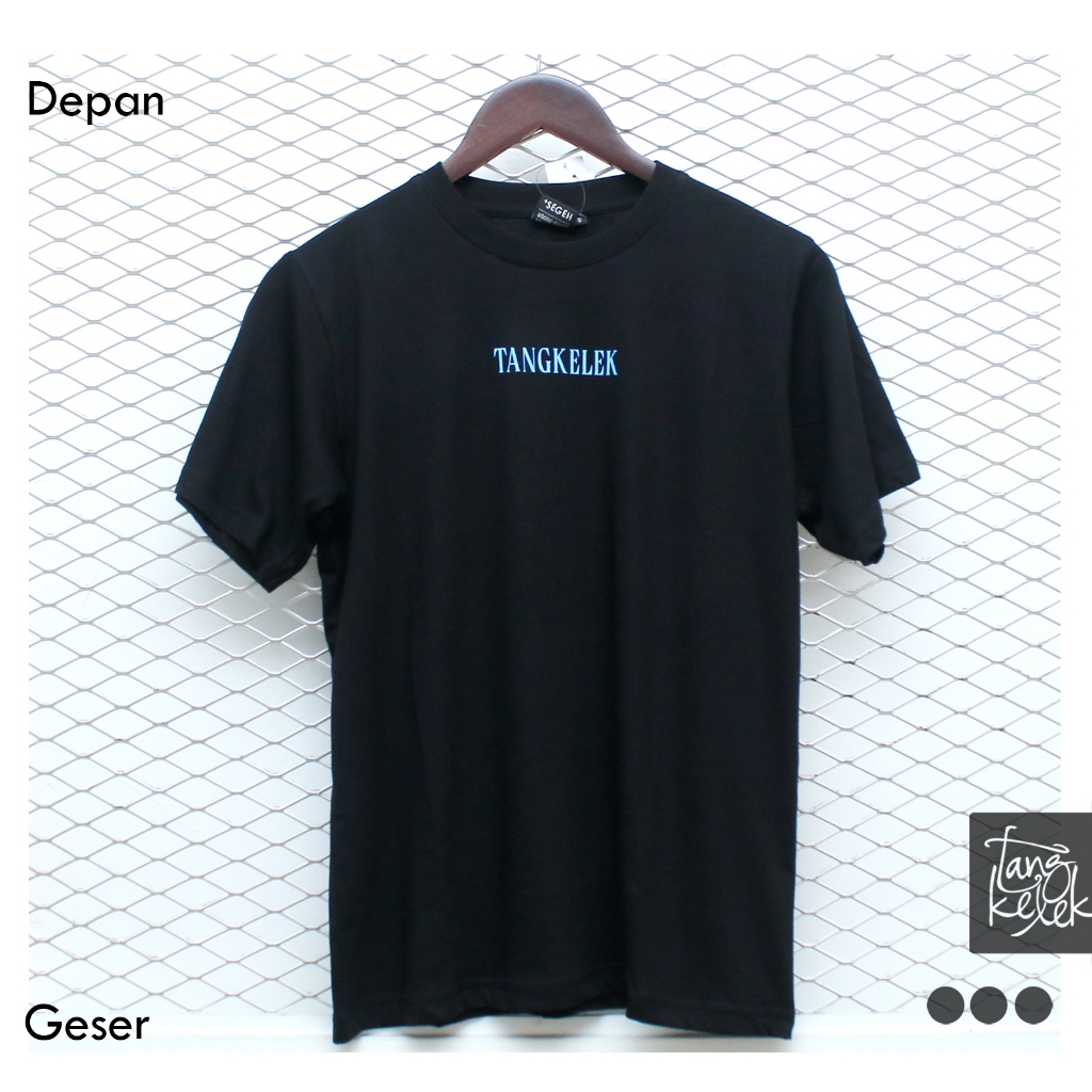 Tangkelek Tando Aia Bariak Tando เสื้อยืดสีดํา