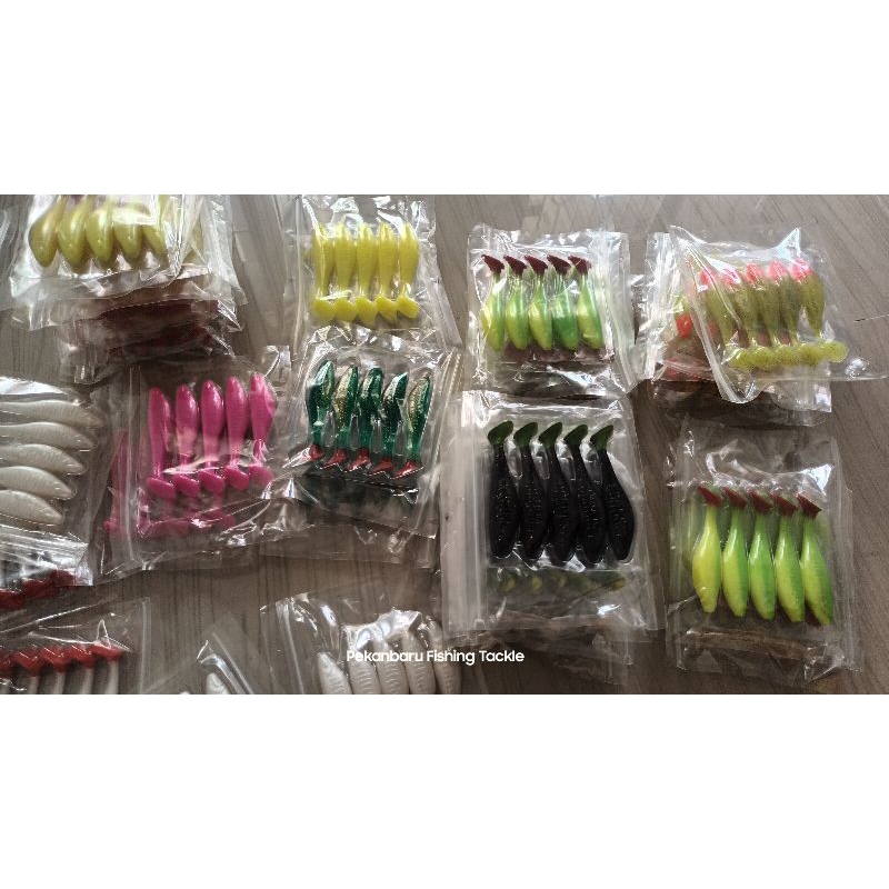 Softlure Paddle Pop Paddle Tail 10 ซม. 1 แพ็ค Plus ตะขอหนอน