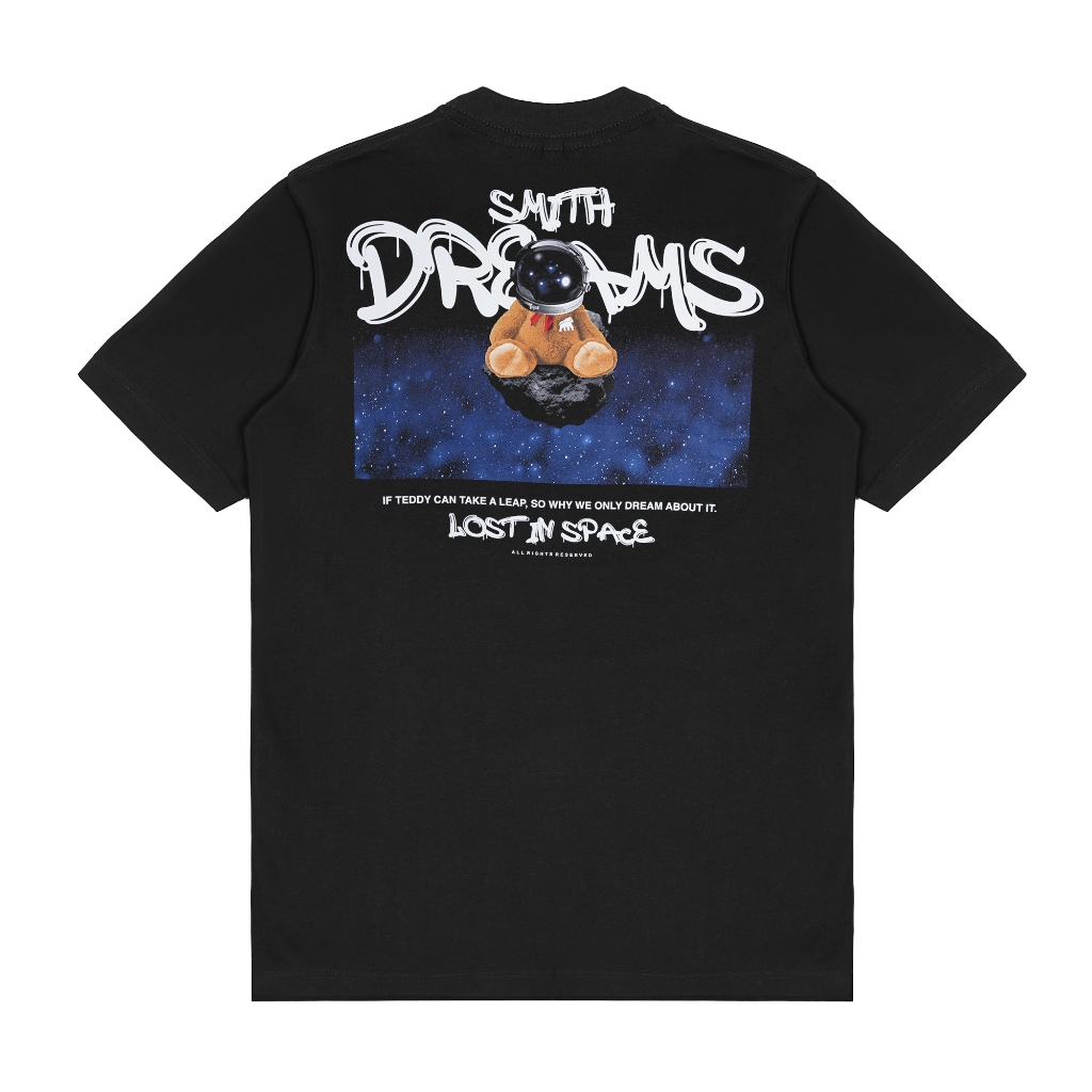 House of Smith เสื้อยืดแขนสั้นผู้ชาย - Dream Black 8 - เสื้อยืด