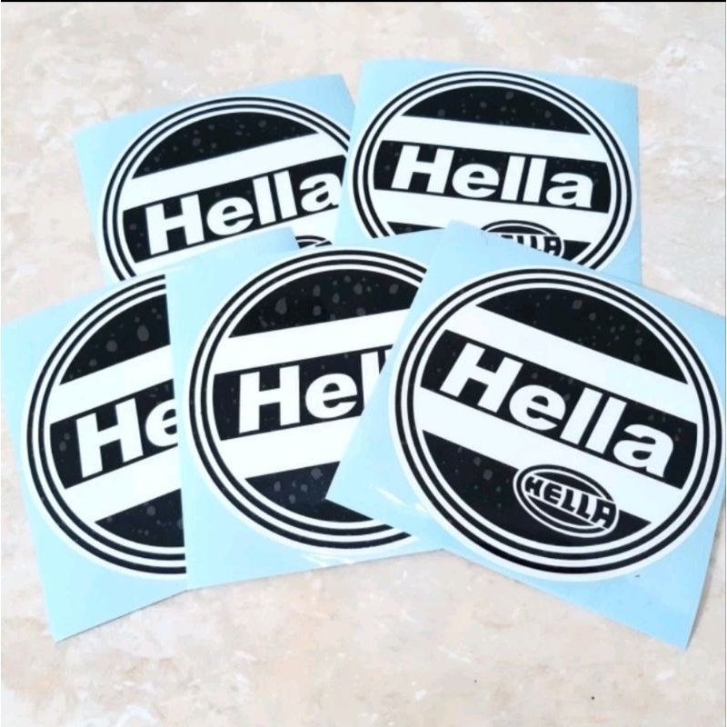สติ๊กเกอร์ทรงกลม Hella ขนาด 15cm