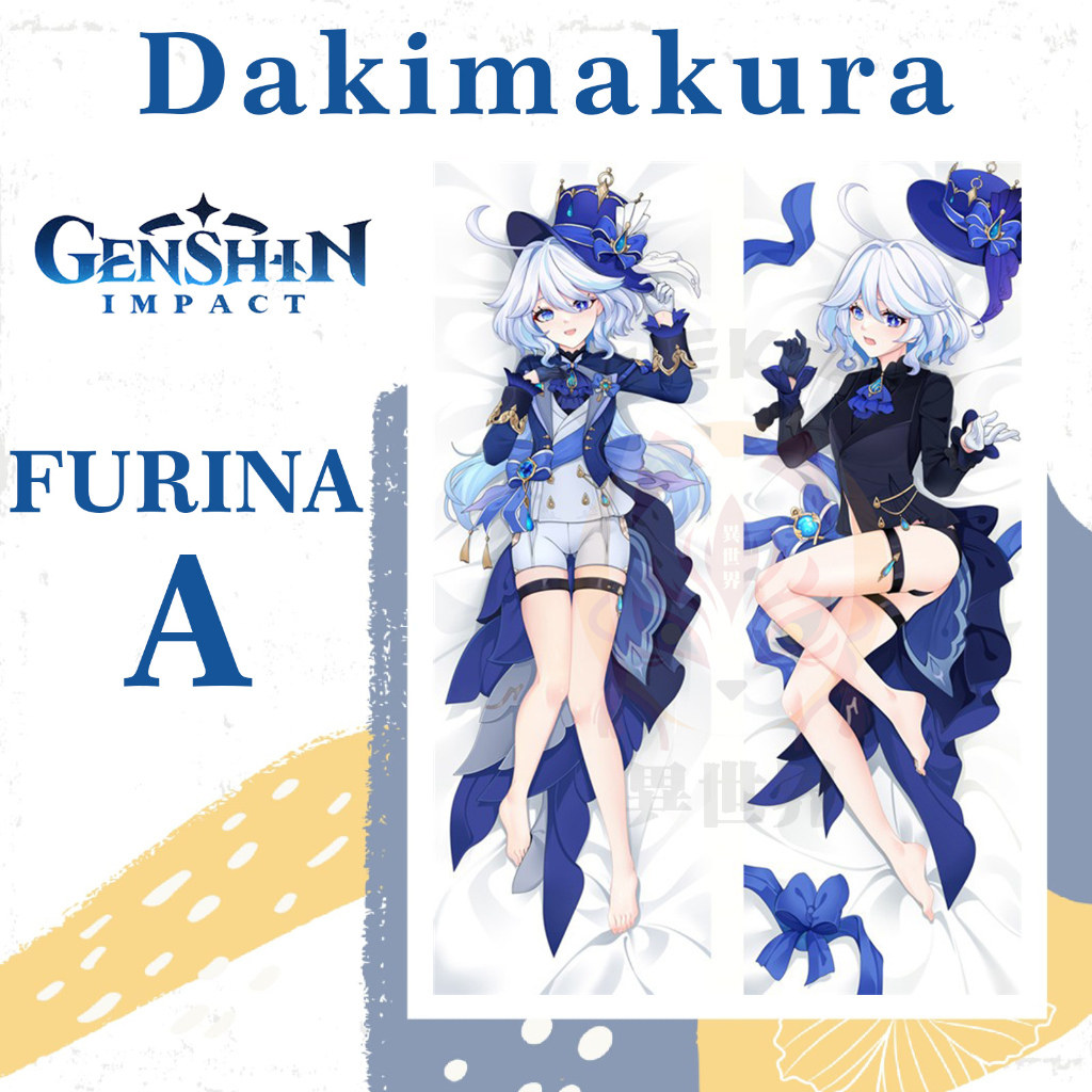 Dakimakura FURINA Genshin Impact - ปลอกหมอนอนิเมะ Waifu Ayaka Kamisato