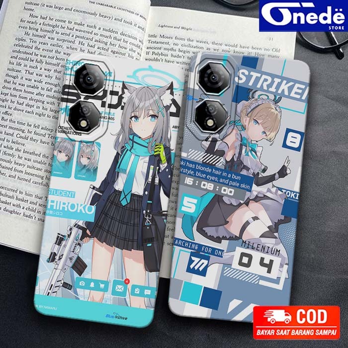 เคส ZTE Nubia Neo 2 5G เคสมือถือใหม่ล่าสุด 2024 MOTIF ANIME GAME BLUE ARCHIVE NB 08 Hp gaming Nubia Neo Z2352N - เคสกันกระแทก - เคส Hp - ตัวป้องกัน