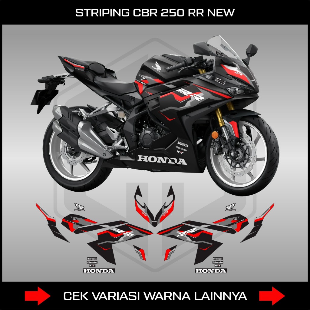 Cbr250rr STRIPING STICKER ใหม่ BMW EDITION/STICKER DECAL มอเตอร์ไซค์ HONDA CBR 250RR ใหม่ K46N (2020 2024)