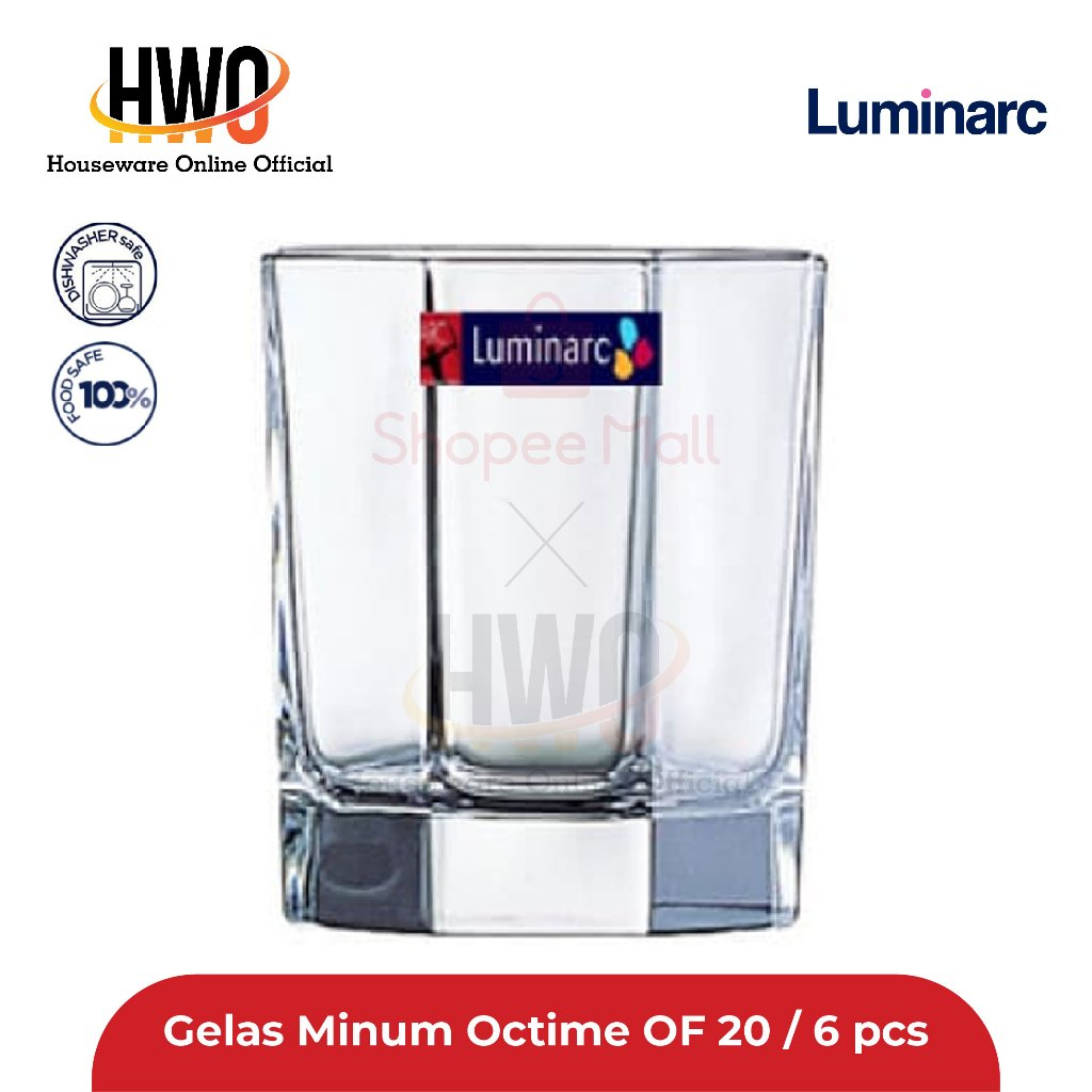 แก้วน้ํา Luminarc Octime OF 200 มล. / 6 ชิ้น