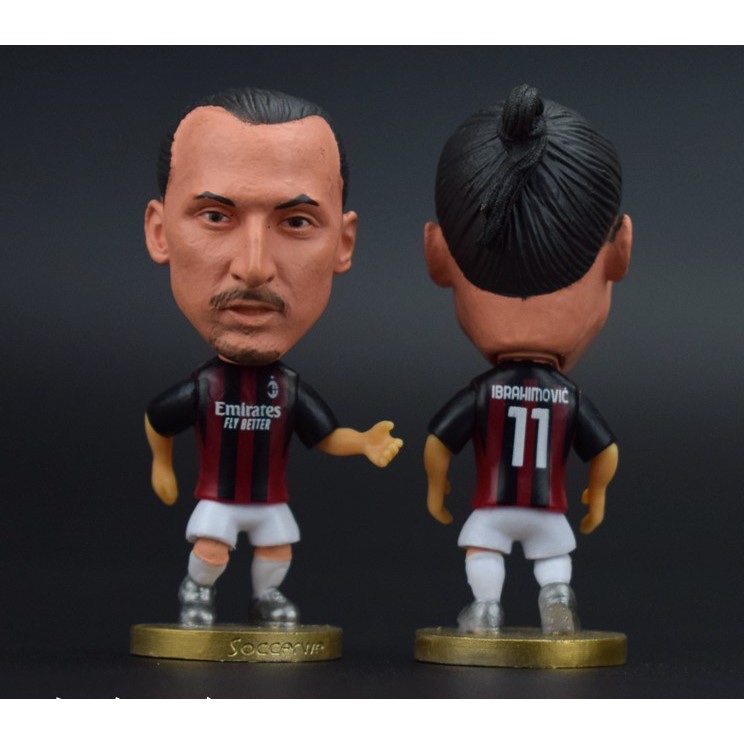 Soccerwe Soccer Action Figure - Zlatan Ibrahimovic AC Milan