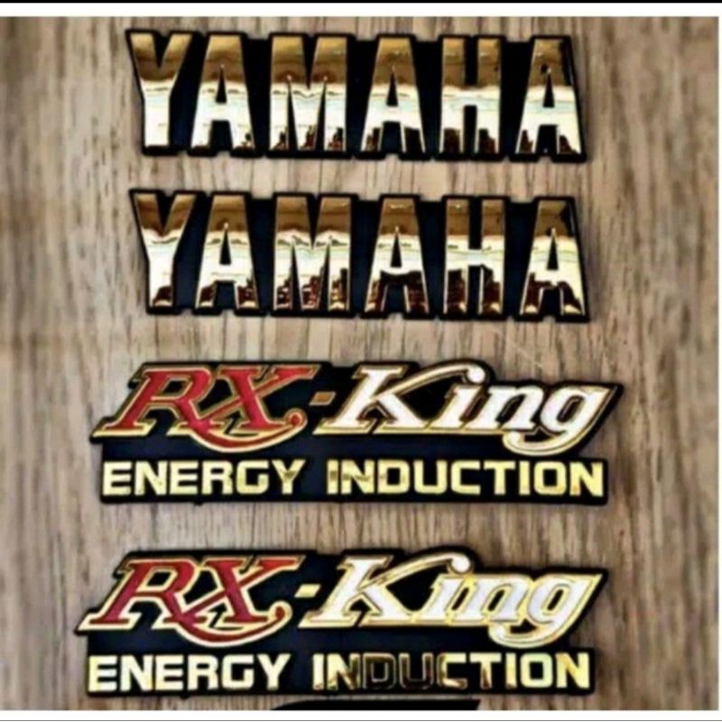YAMAHA EMBLEM LOGO RX KING EMBLEM LOGO RX KING กล่องแบตเตอรี่สามารถซ้อนทับและ 1 ชุด