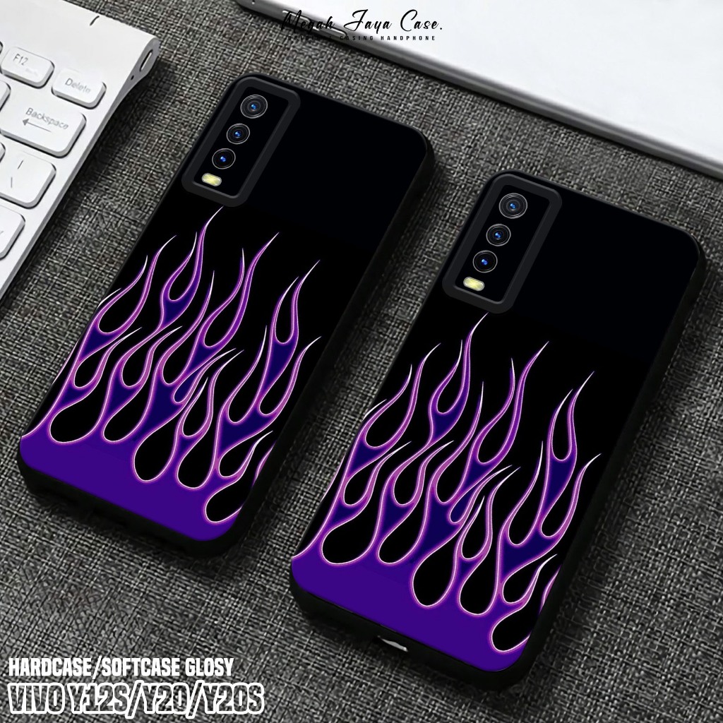 เคสโทรศัพท์ HP VIVO Y12S/Y20/Y20S - เคส VIVO Y20S/Y20/Y12S FIRE Motif - เคสโทรศัพท์ VIVO Y20 - เคสล่