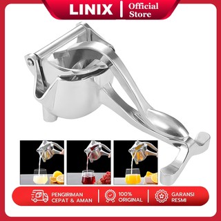 Linix Alat Peras Air Sari Juice Buah Praktis Cepat Manual Stainless Steel Penjepit Jeruk Buah Manual Pemeras Jeruk Lemon
