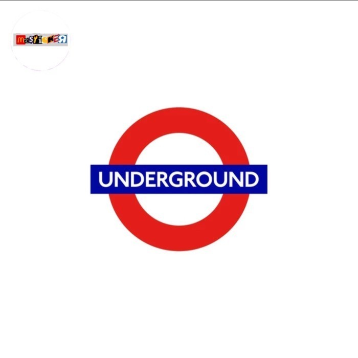 สติ๊กเกอร์ป้าย London Underground สติ๊กเกอร์ไดคัทโลโก้