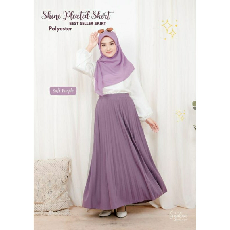 Shine PLEATED SKIRT (PLISKET SKIRT) BY SYALNA