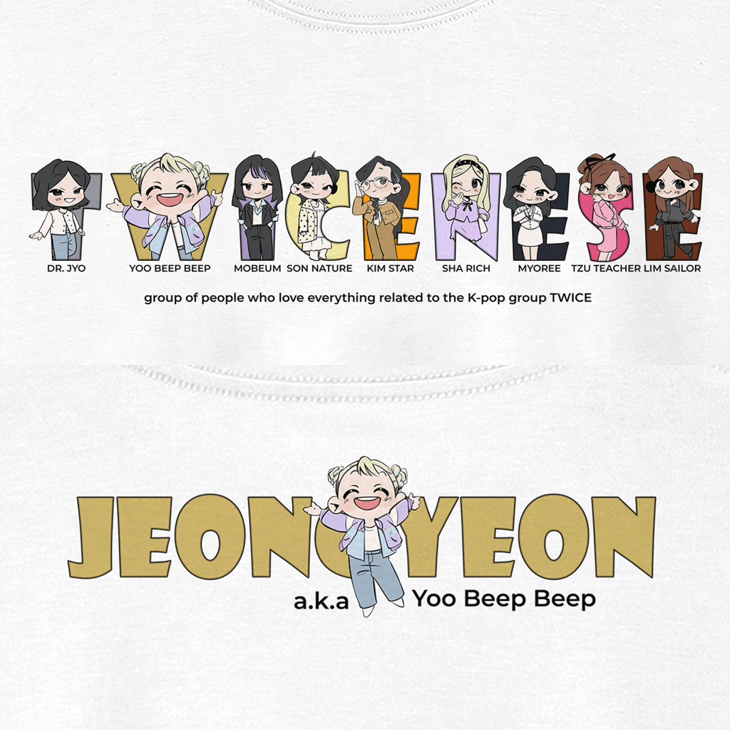 YuuRa งานอดิเรกเสื้อยืด Unisex - Twice - Twice - Jeongyeon