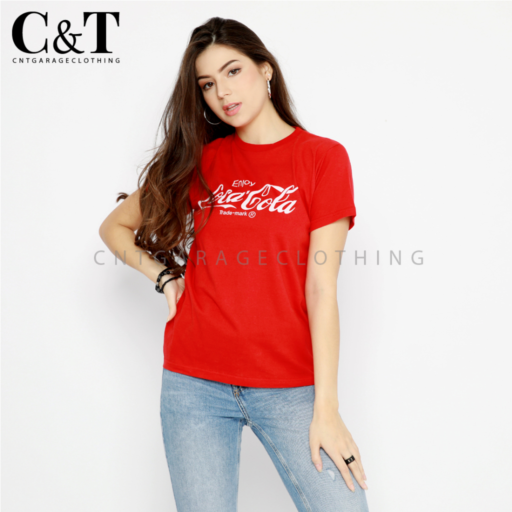 Cntgarageclothing | เสื้อยืด Coca COLA RED | บีเค 061 | เสื้อเชิ้ต เสื้อยืด DISTRO