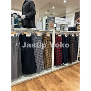Uniqlo กางเกงผ้าสักหลาด หุ้มข้อเท้า ผ่อนคลาย สําหรับผู้ชาย (ขายปลีก)